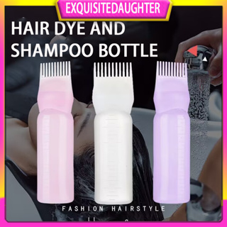 Botellas de cepillo aplicador de tinte para el cabello, botella de champú  de teñido, peine de aceite, botella de tinte de pelo, herramientas  aplicadoras, herramienta de peinado para colorear el cabello 