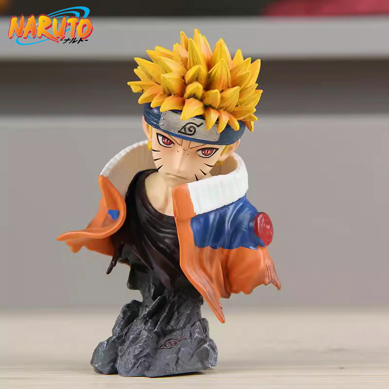 10cm Naruto Figura Uzumaki Anime Figuras PVC Estatua Modelo Muñeca ...