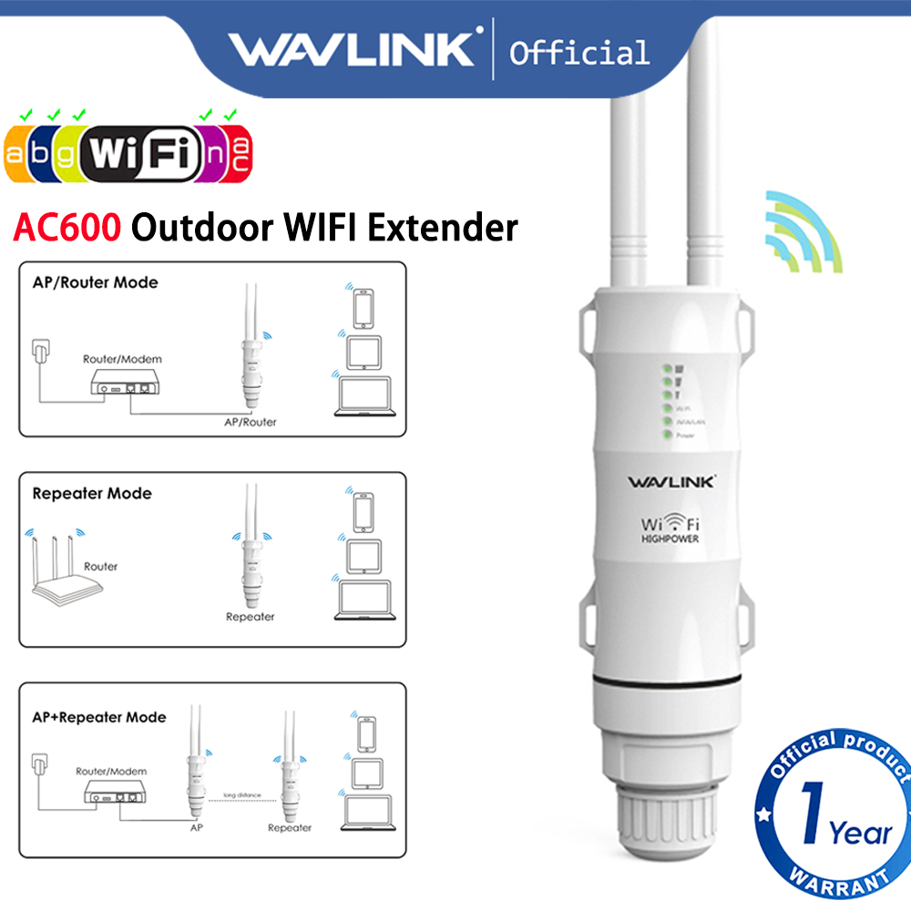 Wavlink ac600 dual band repetidor exterior de wifi hot sale