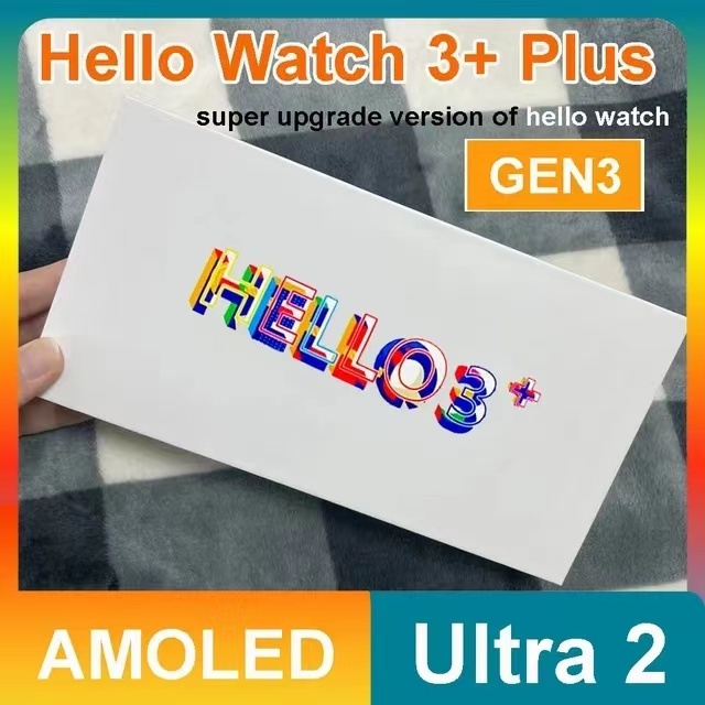 NUEVO Hello Watch 3+ Plus 2024 AMOLED OS 10 actualizado