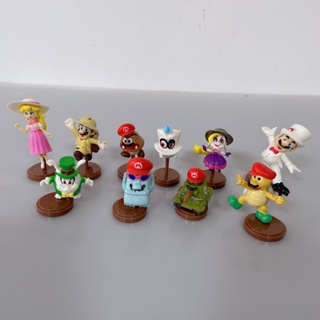 Figuras de acción de Super Mario Bros, juguetes de dibujos animados de Mario,  Luigi, Yoshi, modelo de PVC, figuras de Anime, muñecas, regalos de  cumpleaños para niños