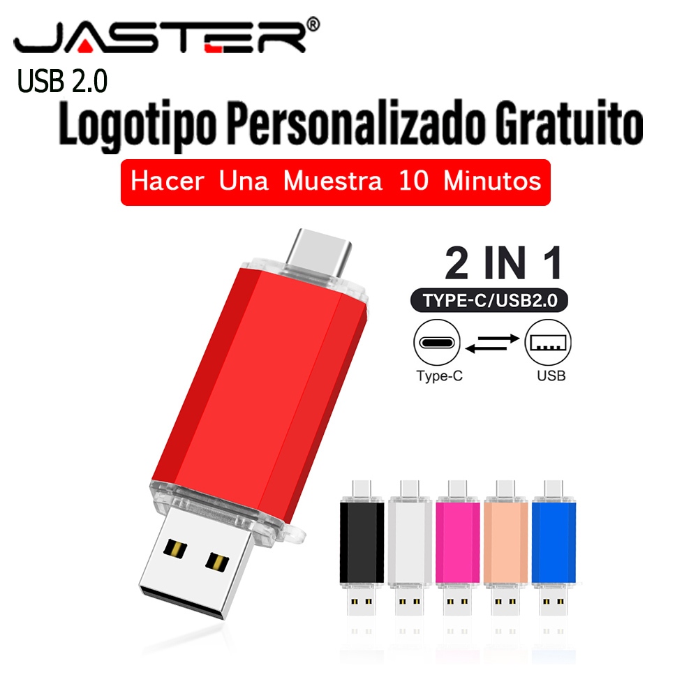 Tarjetas De Memoria USB Stick JASTER TYPEC Unidad Flash USB De