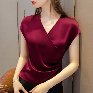 Blusas De Mujer, Camisa De Encaje Vintage Elegante Para Mujer, Cuello  Redondo, Manga Corta, Verano 2023, Blusa Recortada, Blusas Elegantes De  Estilo Francés Para Mujer De $120,78