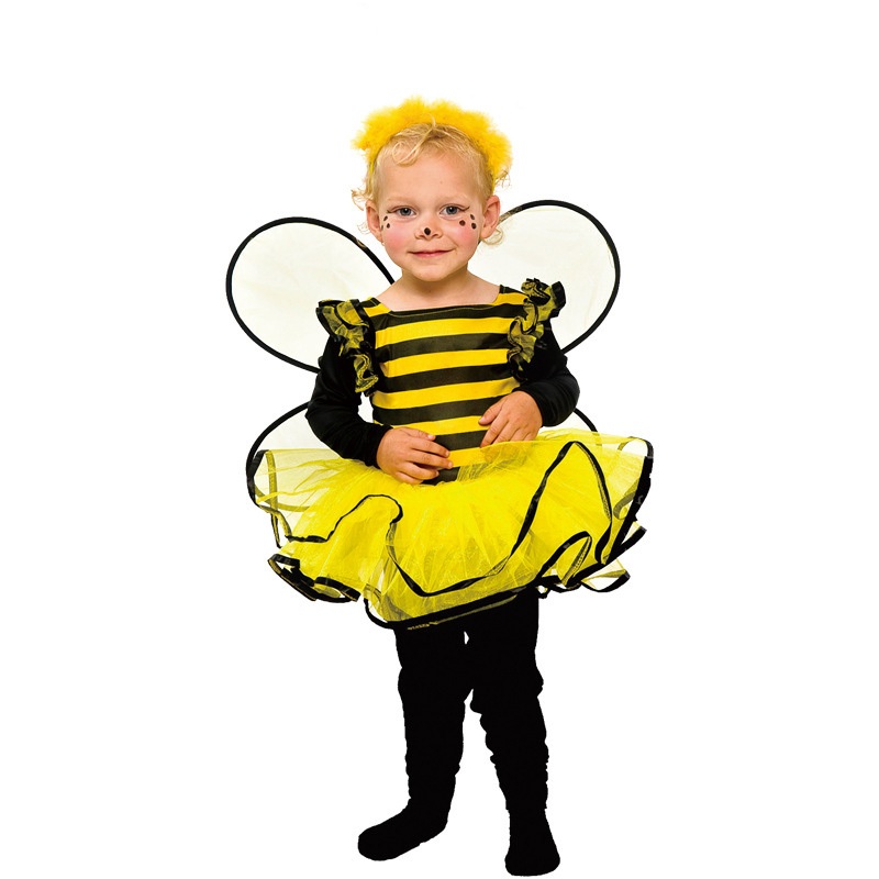 Comprar Lindo disfraz de abeja de Halloween para niñas vestido de