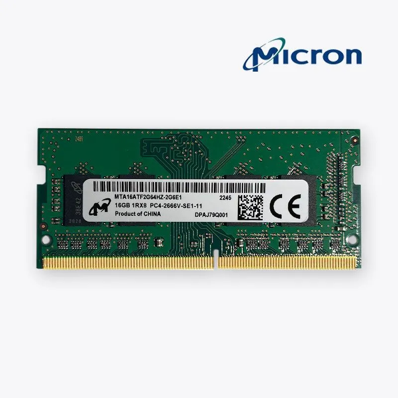 Micron DDR4-2666V (PC4-21300U) 8GB x 2本 Crucial(Micron製