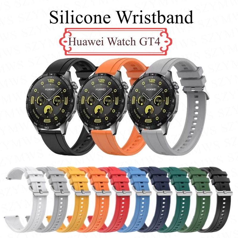 Correa De Silicona Para Huawei Watch GT4 46MM 41MM Pulsera De Repuesto Para  El Reloj Inteligente GT 4 Accesorios De La