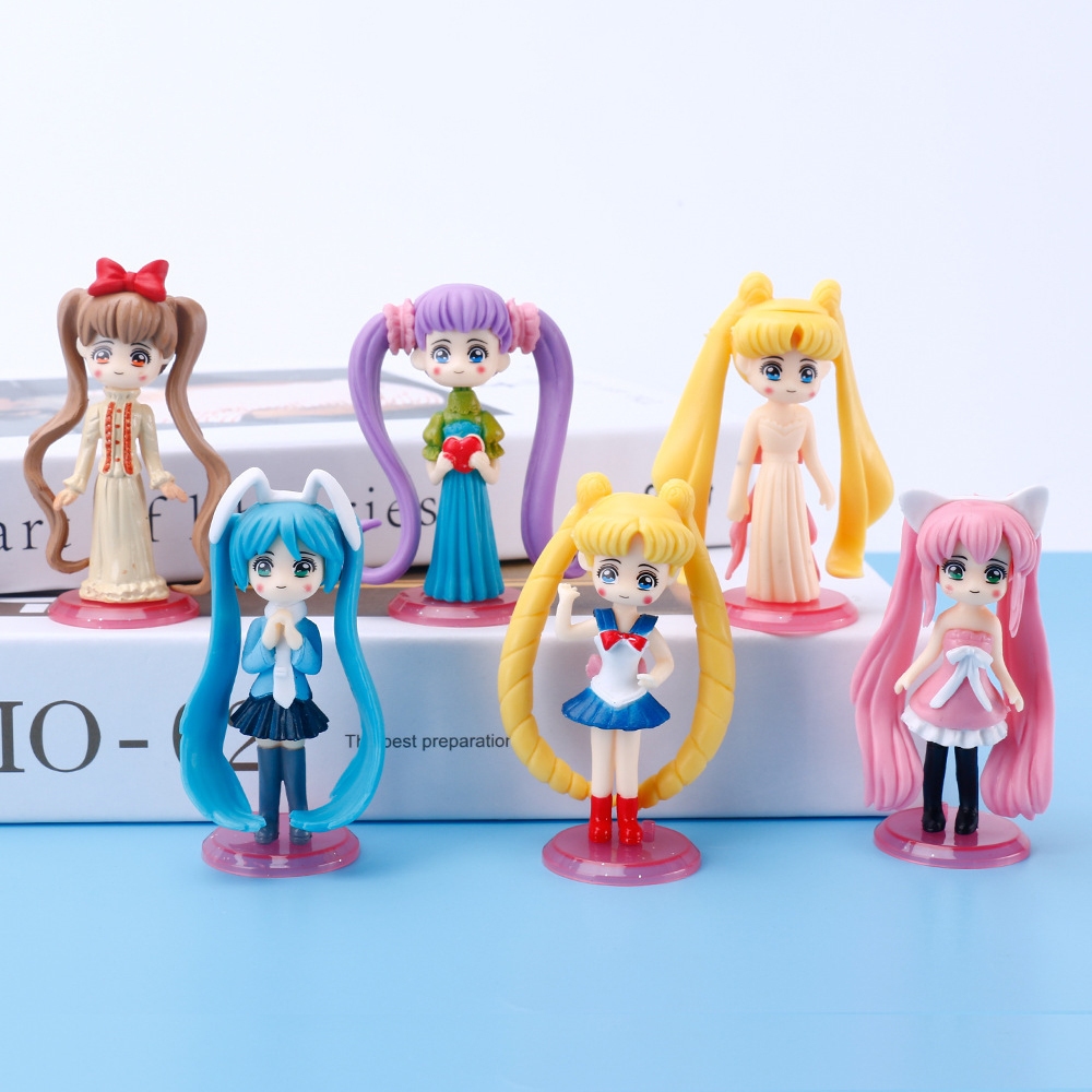 Figura de Anime de Sailor Moon GK Tsukino Usagi ChibiChibi, tatua de Sailor Cosmos, figura de acción de Pvc, modelo coleccionable, regalo de juguete, 37cm - AliExprs 26