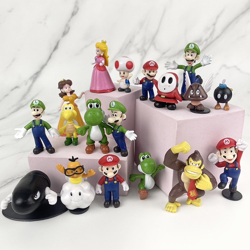 Pack 10 Platos Cumpleaños Súper Mario Movie 23cm Decoración