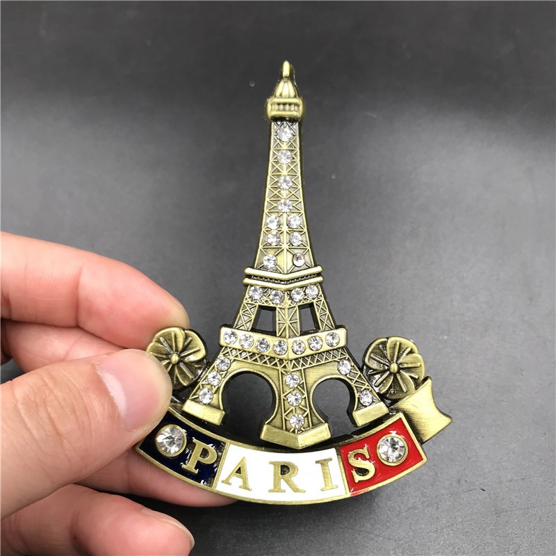 Imán 3D Para Nevera De París Francia Para Viajes Turísticos Recuerdos Hechos A Mano De Resina Pegatinas Magnéticas Decoración Del Hogar De La Cocina Imán De La Colección De Regalos