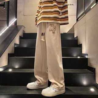 Pantalones anchos elegantes para hombre, pantalones de algodón sueltos de  hip-hop casuales con cordón para el aire libre, ropa de hombre
