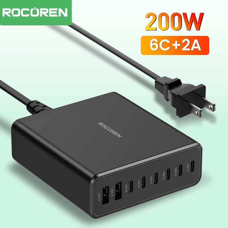 Rocoren-Cable USB tipo C para iPhone 15 Pro, cargador de carga rápida Ultra  USB-C