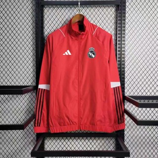 adidas Chaqueta de chándal de entrenamiento para hombre 23/24 Blanca - Real  Madrid CF