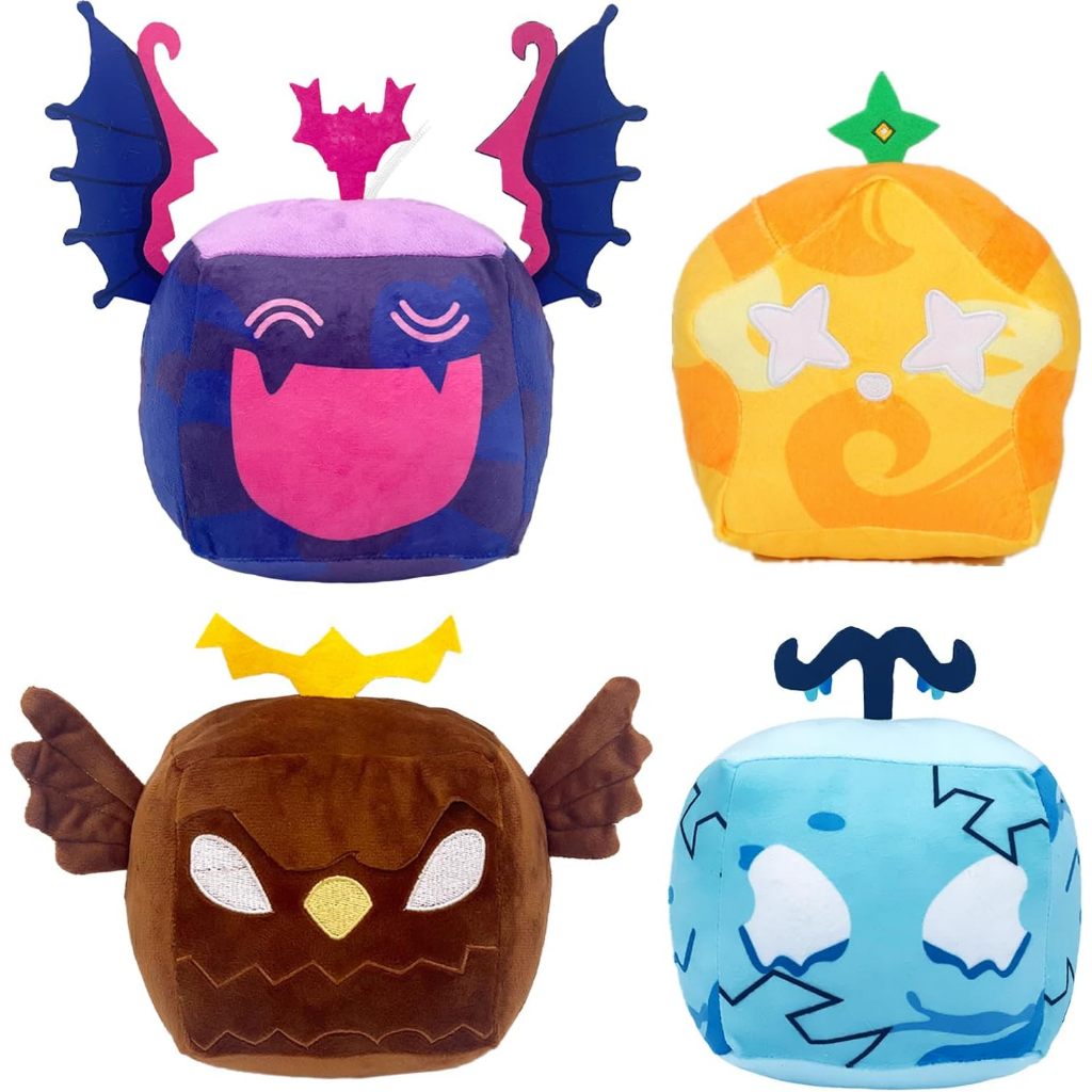 Set De 4 Peluches Blox Buddy – Personajes Roblox De 25 Cm, Suaves, Coleccionables Y Regalo Para Gamers