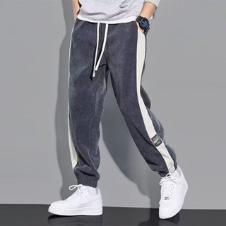 Pantalones de pana para hombre, rectos, gruesos, cálidos, para otoño e  invierno, pantalones de cintura alta, pantalones para hombre, tallas grandes