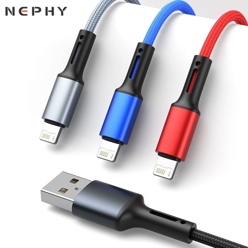 Cable USB de 25cm de ultracorto para iPhone, Cable de datos de iluminación  de 8 pines, 2.4A, carga rápida para iPhone 14, 13, 12, 11 Pro