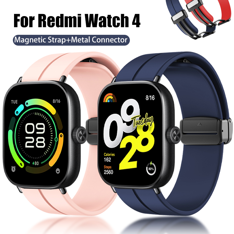 Correa Magnetica Para Xiaomi Redmi Watch 4 Hebilla Pulsera De Silicona Para Watch4 Watchband Shopee Colombia