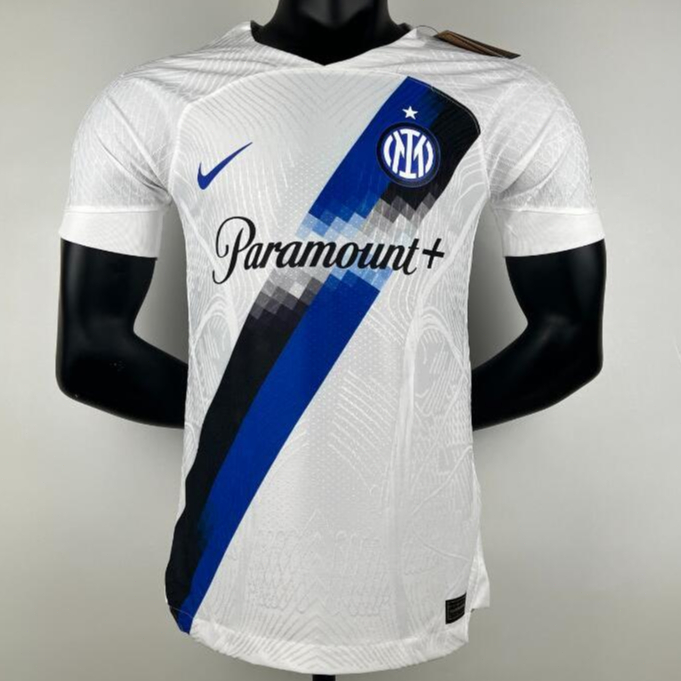 Camiseta De Futbol Blanca Del Inter De Milan 23 24 Para Hombre Version Visitante Shopee Colombia