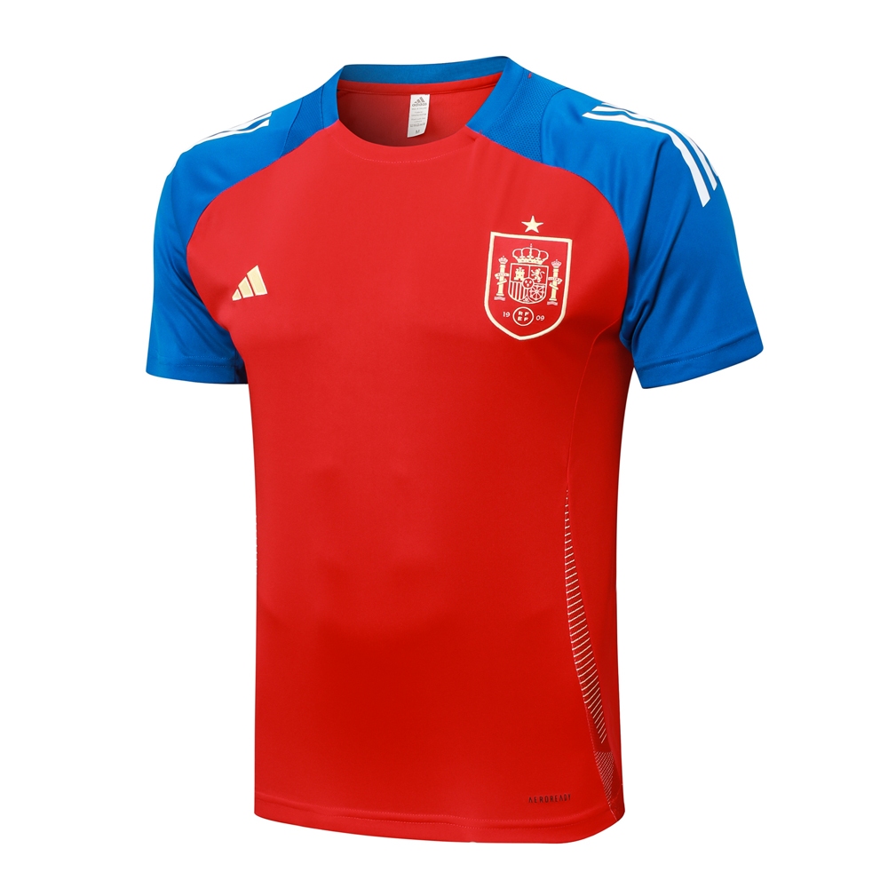 2024 25 Espana Entrenamiento Futbol Camisetas Deportivas De Manga Corta Shopee Colombia