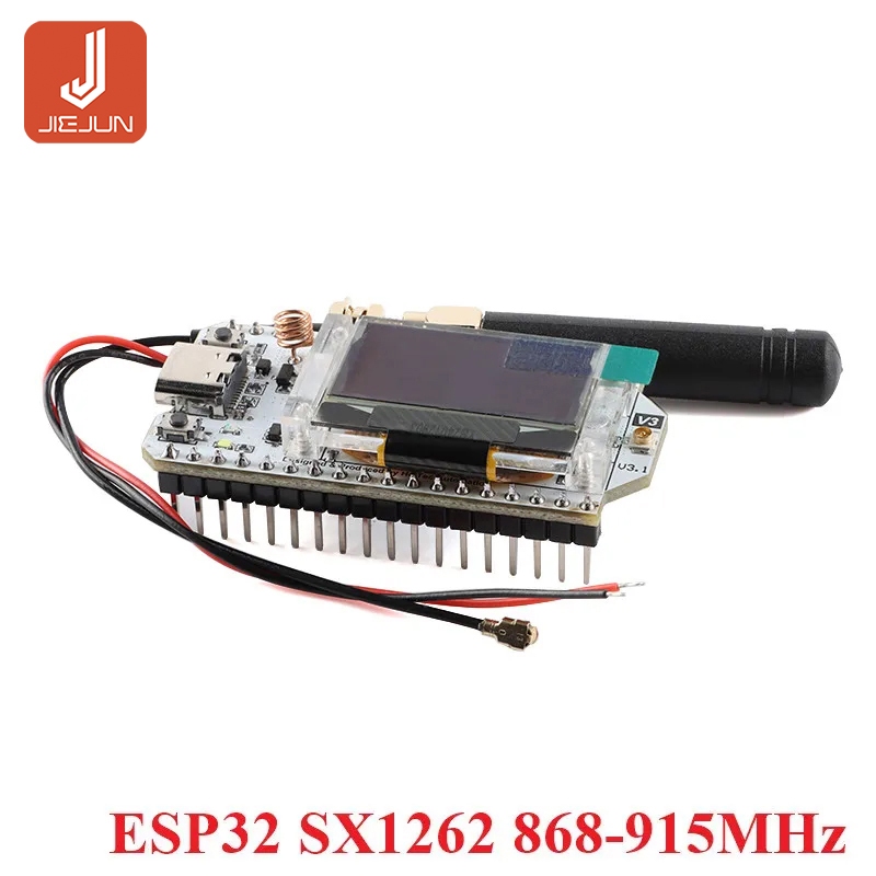 2 Sets 915MHz ESP32 LoRa V3 Development Board SX1262 0.96 OLED