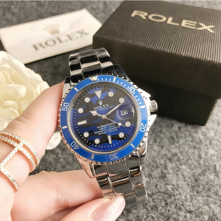 Rolex Stalker Serie Movimiento De Cuarzo Correa De Acero Inoxidable ...