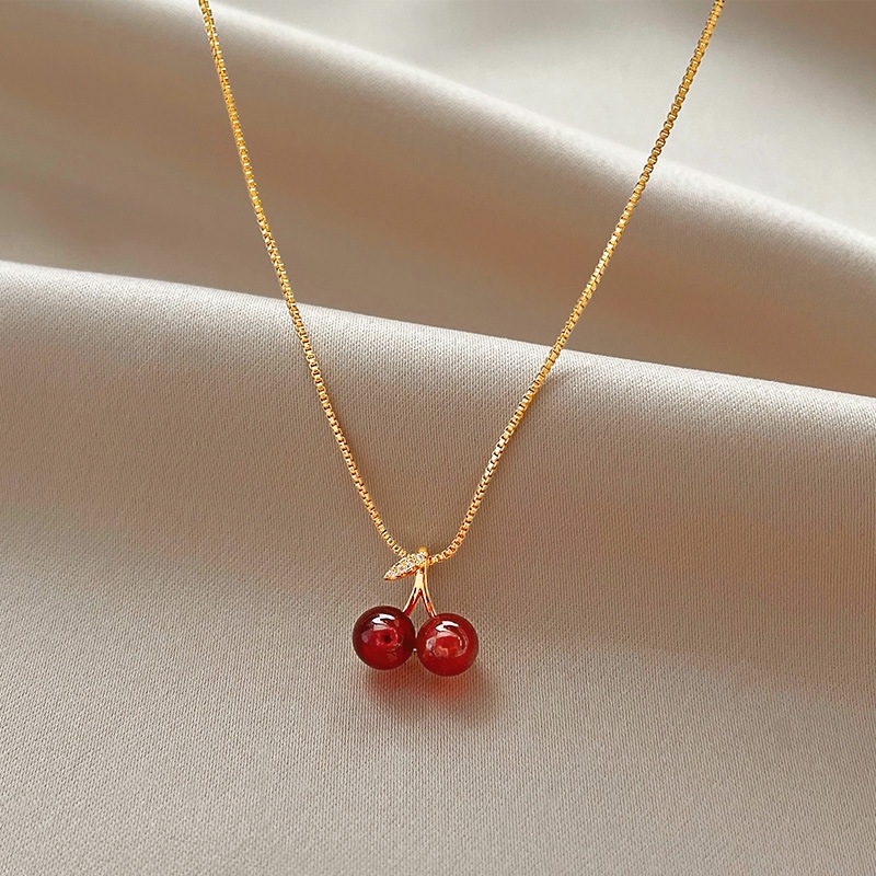Colgantes De Cereza Para Bolso | Pack De 2 Unidades En Rosa Metalizado | Regalo Cute Para Cumpleaños O San Valentín | Detalle Divertido Y Elegante