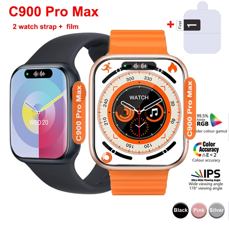 2024 Smartwatch C900 Pro Max Reloj Hd Pulgadas Pantalla