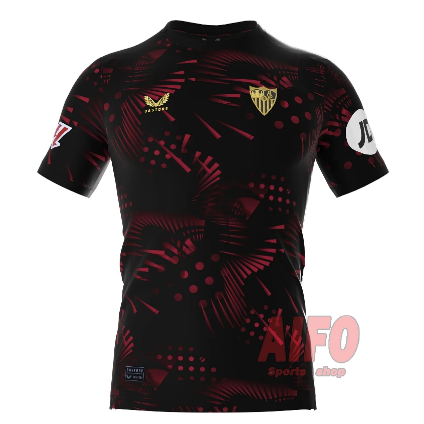 Maillot De Foot Sevilla FC Warrior Taille XS (47x67) – Parfait état