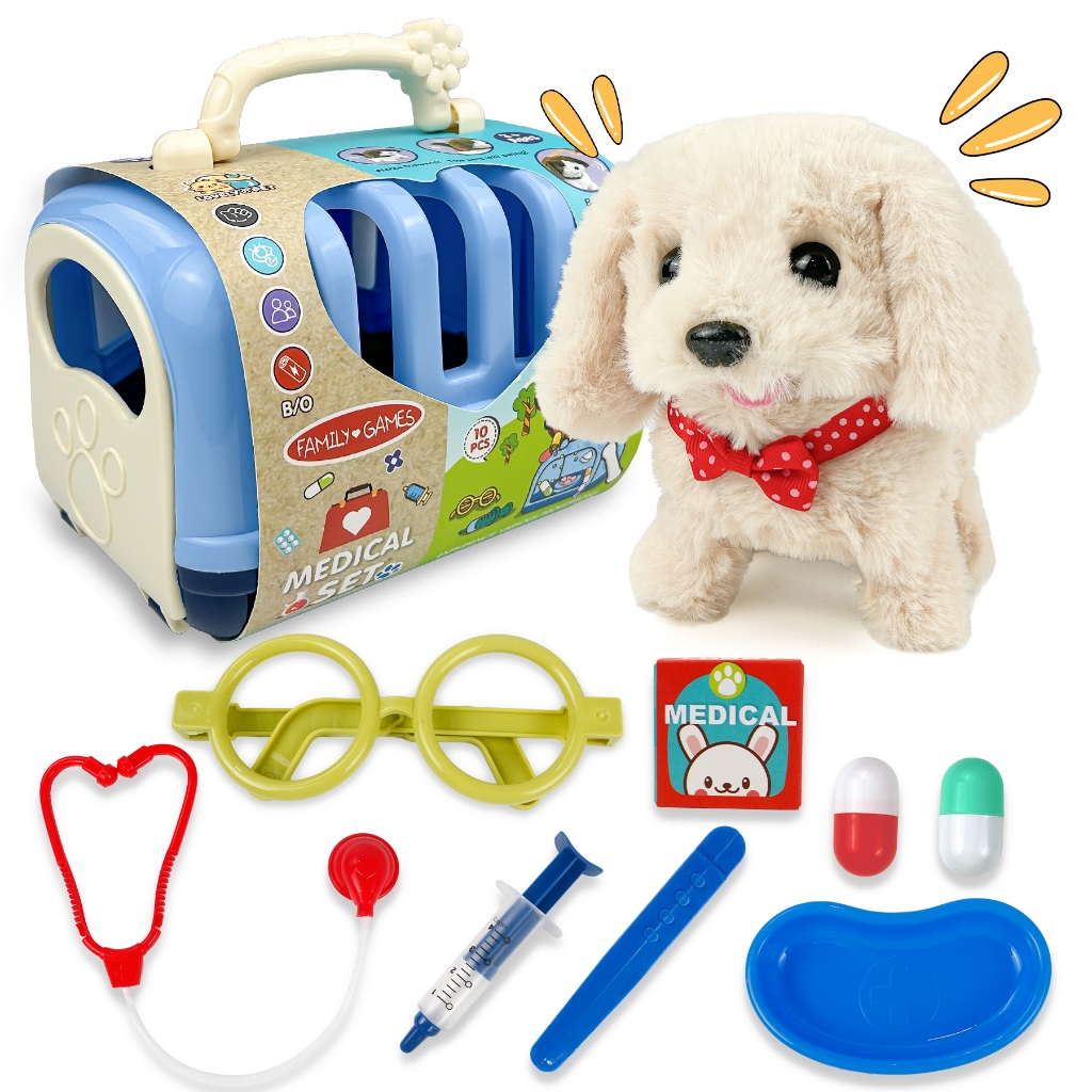 10 Juguetes Para Perros Mascotas Para Ninos Que Caminan Y Ladran De Peluche Interactivos Electronicos Regalo Mayores De 3 Anos Shopee Colombia