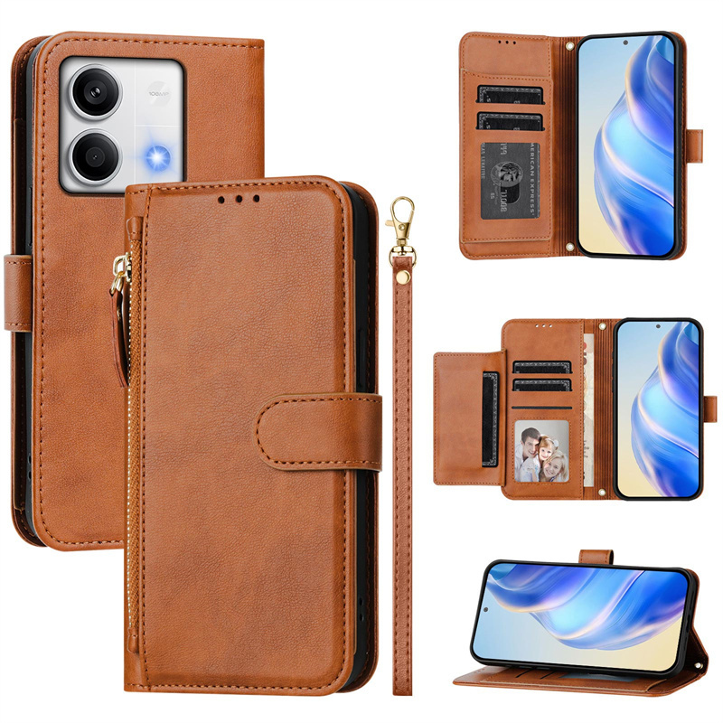 Funda Magnética Para Xiaomi Redmi Note 14 Pro 5G / Poco X7 5G - Cuero PU Con Soporte