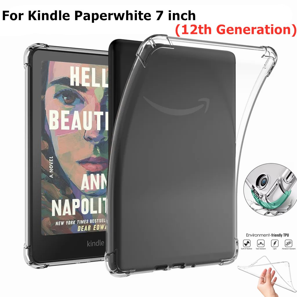 Coque Transparente Diamant Pour Kindle Paperwhite 7G 2015 - Protection Fine Et Antidérapante