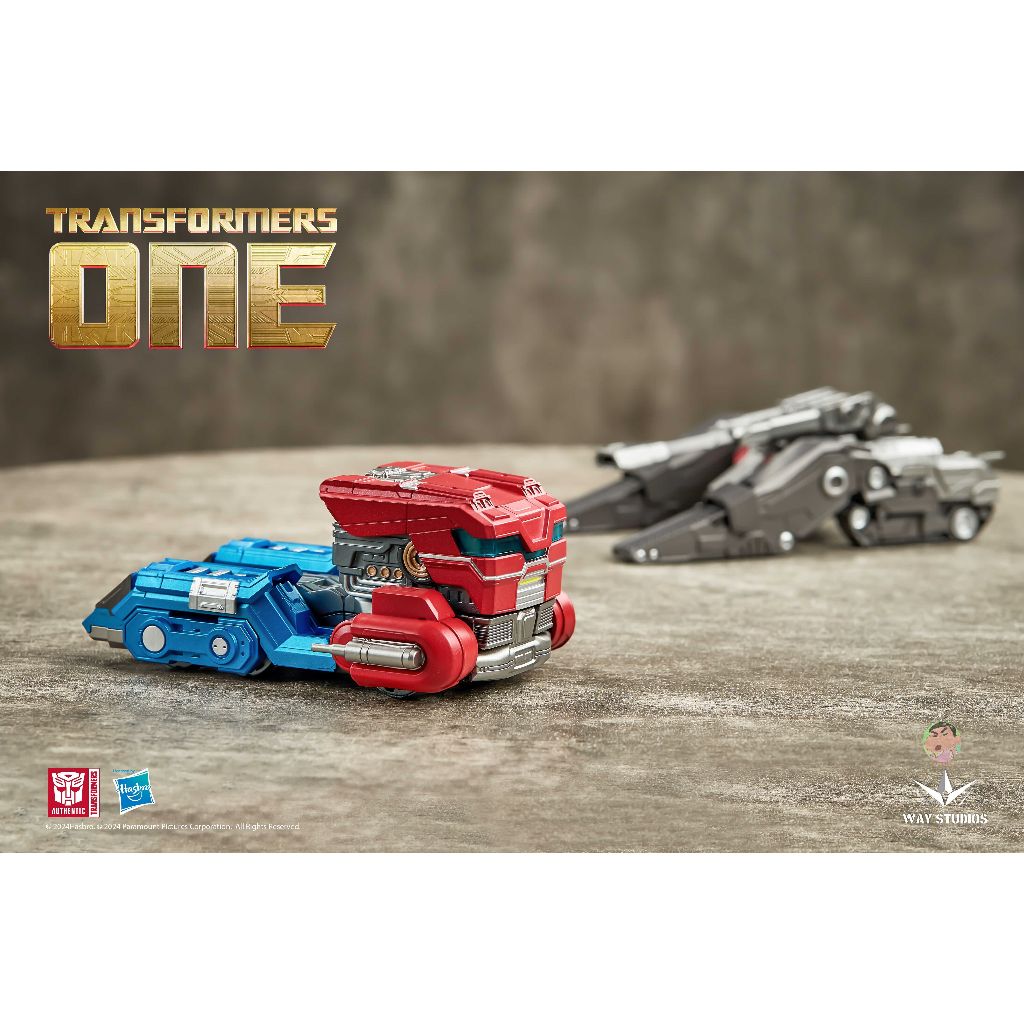 WAY STUDIOS Transformers One Optimus Prime Y Megatron Vehículo Estado ...