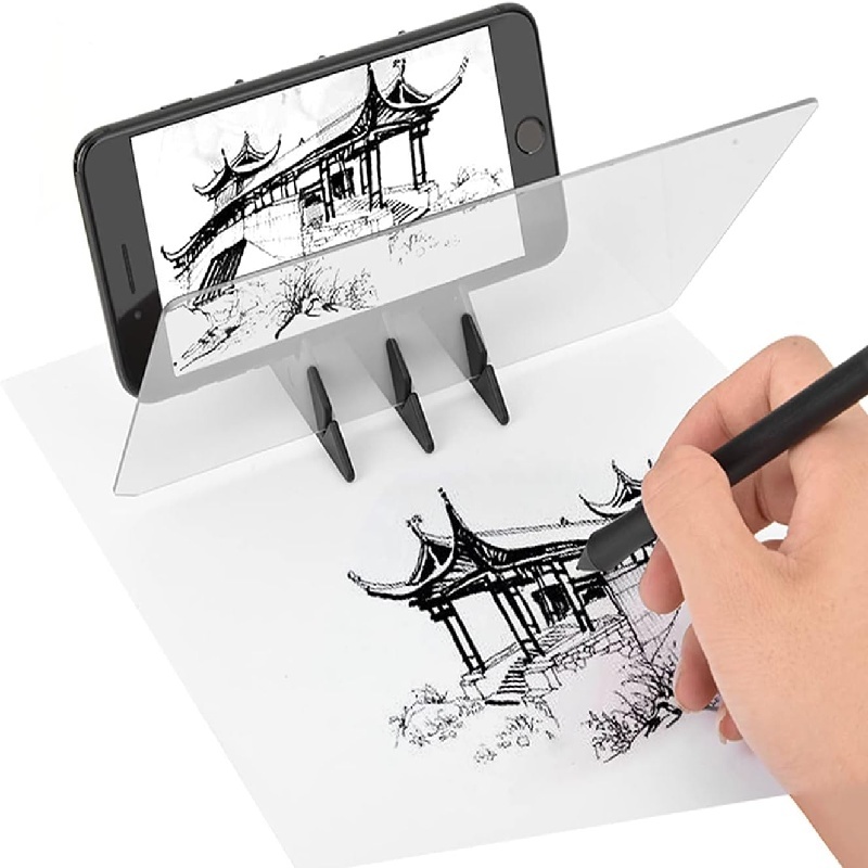 Proyección De Dibujo Tablero Aprendizaje Herramientas Mesa De Copia ...