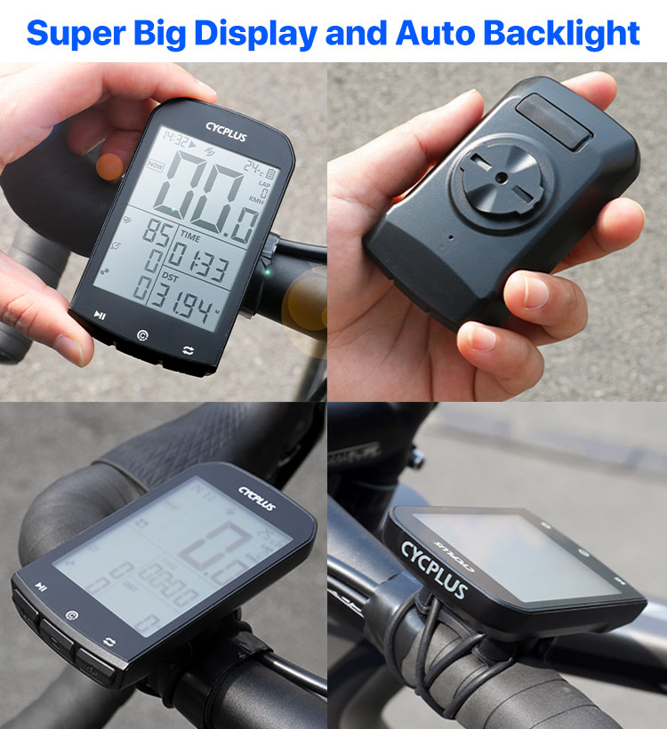 CYCPLUS M1 Bicicleta Ordenador GPS Odómetro Inalámbrico De Montaña  Ciclocomputadora De Carretera Velocímetro Para magene c406 Ciclismo