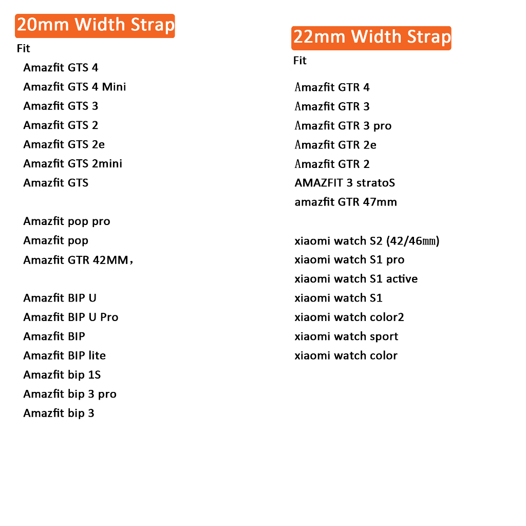 Correa de silicona para reloj Amazfit GTS 4 Mini, correa de 20mm para  Amazfit GTS/2e/GTS 2/GTS 3, Bip/U Pro