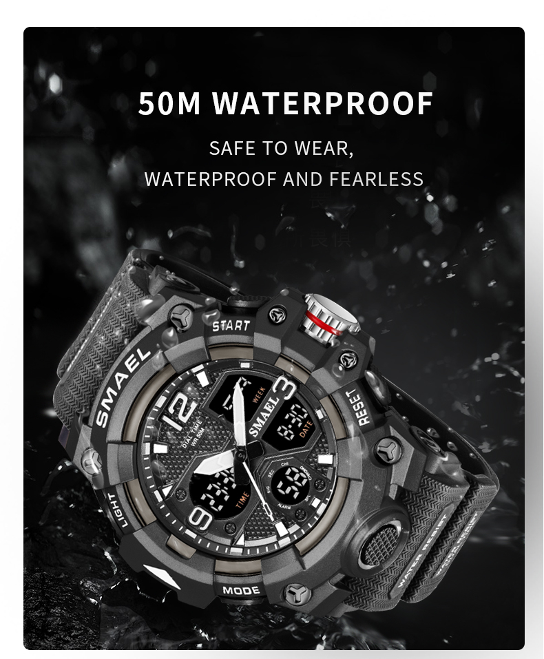 Smael Reloj De Uso Militar Reloj Deportivo SMAEL Militar Para
