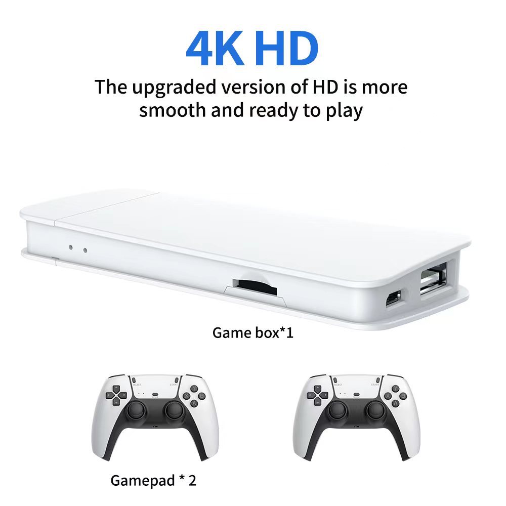 4K HD Arcade Console Soporte Tarjeta TF Expansión 2.4G Game Stick
