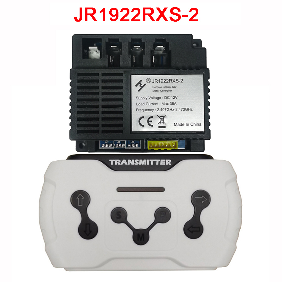 Unidad De Control De Coche Eléctrico Para Niños 12V/6V – Control Remoto Y Receptor 2.4GHz, Compatible Con Varios Modelos JR, Arranque Suave, Fácil Conexión Y Sustitución, Accesorio De Repuesto