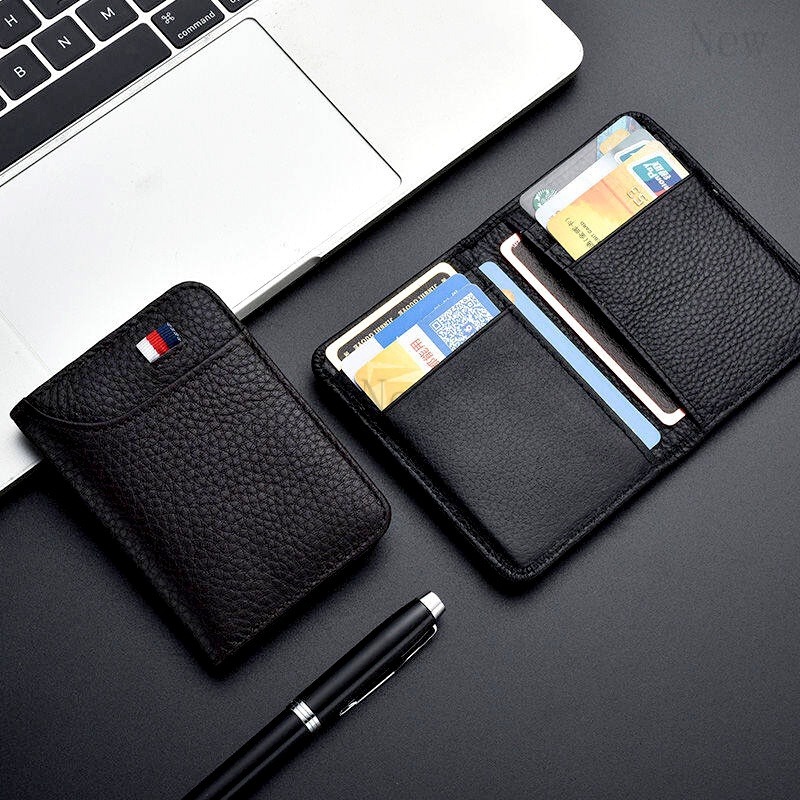 Billetera Multifuncional De 9 Bolsillos Para Tarjetas De Credito De Negocios De Cuero Plegable Shopee Colombia