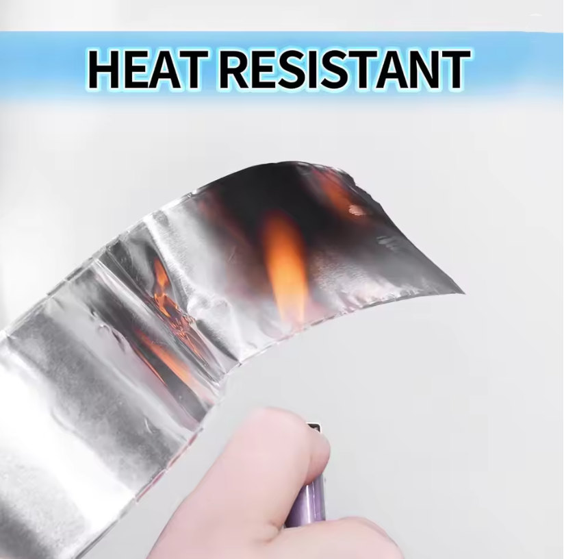 Cinta De Papel De Aluminio Resistente Al Calor Adhesivo Más Fuerte ...