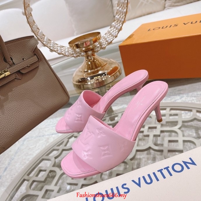 Louis Vuitton LV Slipper Zapatillas De Sandalias De Moda De Alta