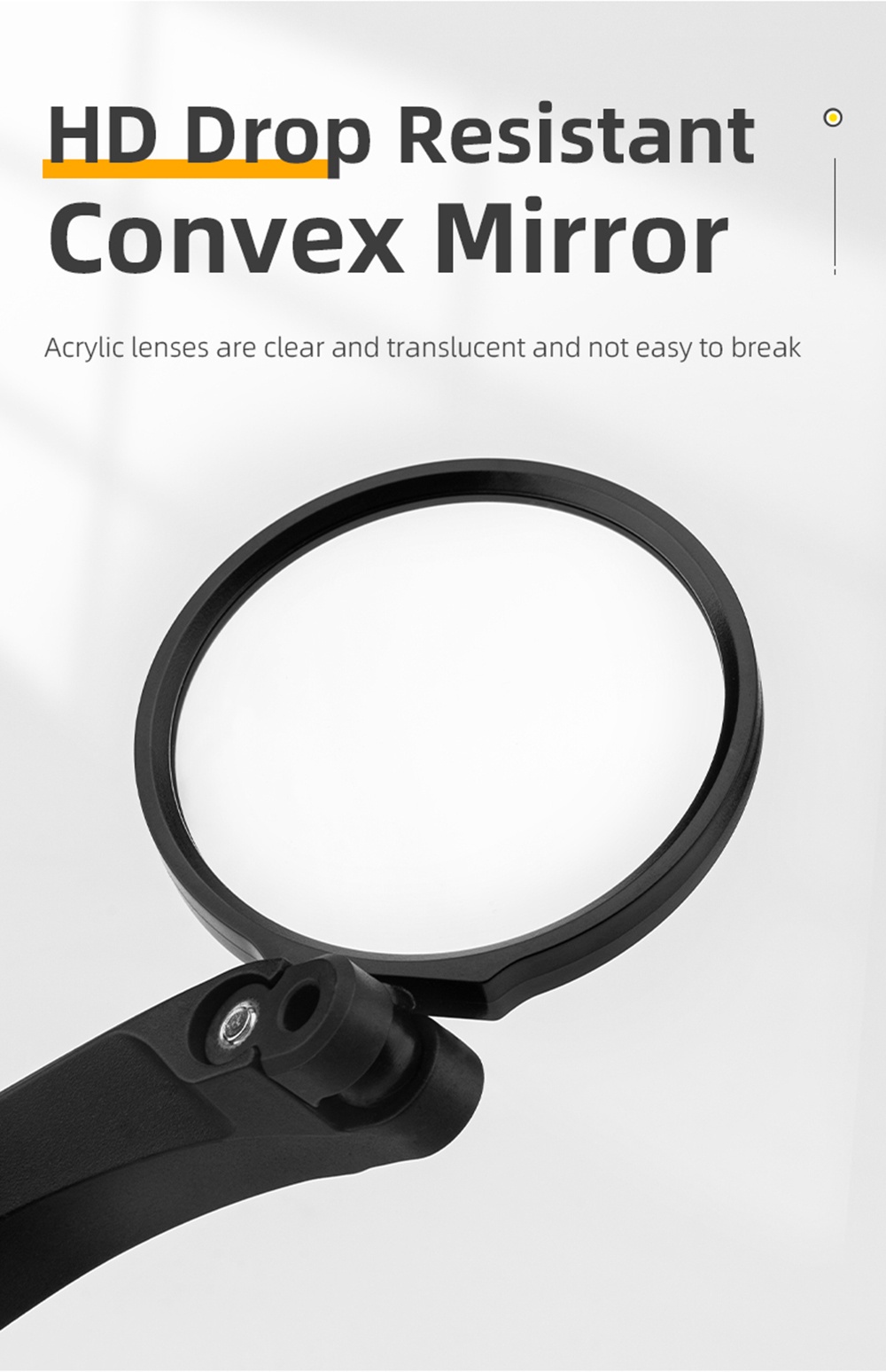 ROCKBROS-pejo Retrovisor Para Manillar De Bicicleta, Reflector De