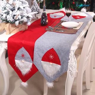 Camino de mesa decoración de mesa de comedor de piel sintética blanca leche  para invierno hogar fiesta tocador cumpleaños Navidad Acción de Gracias –  Yaxa Colombia