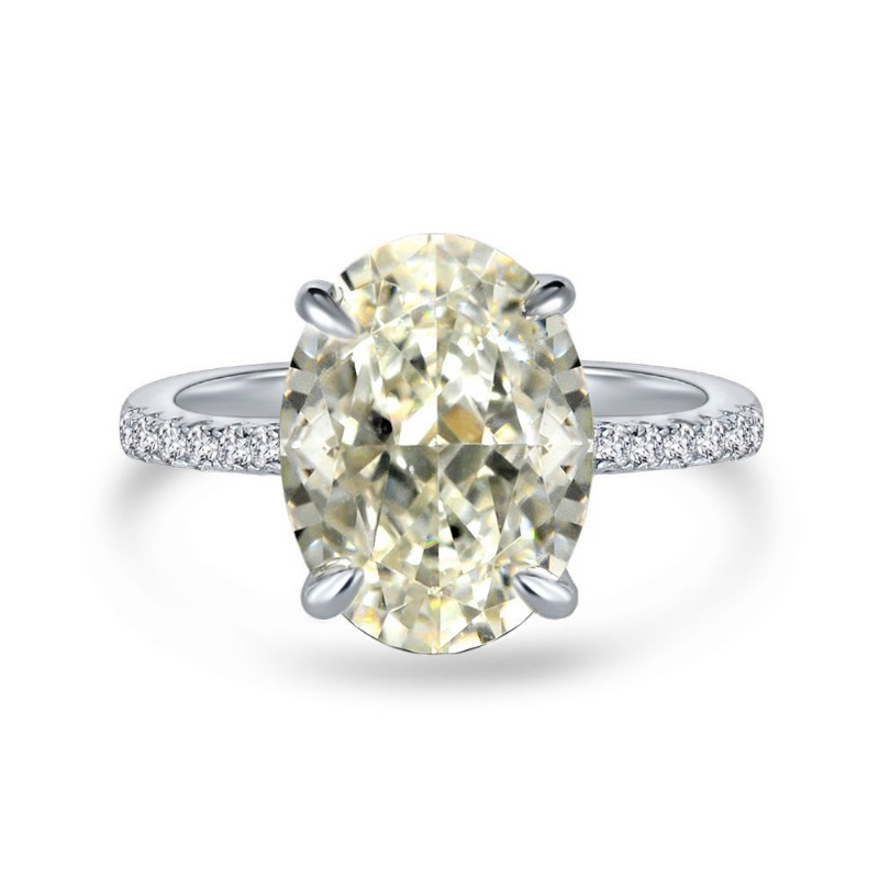 Compra Nuevo Anillo De ópalo De Plata Natural De Corte Ovalado De 8*10
