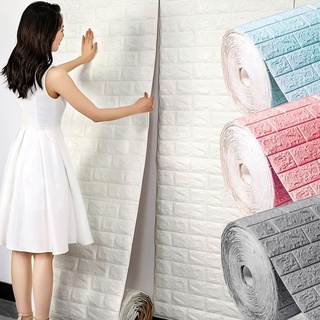 Comprar Paneles adhesivos de espuma 3D para pared de 20 piezas, papel tapiz  adhesivo impermeable de ladrillo, decoración para sala de estar,  dormitorio, casa y baño