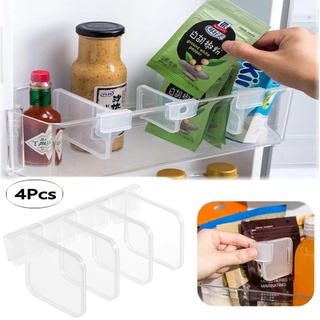 4pcs Organizadores De Refrigerador Cajas De Plástico Transparente, Para  Refrigerador, Congelador, Organización De Gabinetes De Cocina, Despensa,  Organ