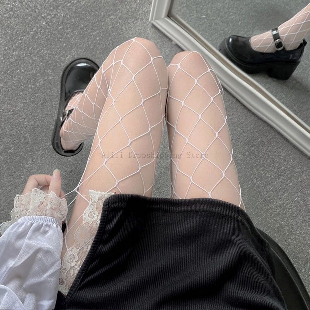 Black Calcetines Hasta La Rodilla Con Volantes Y Volantes De Colores En Contraste De Lolita Para Mujer Medias De Tubo De Algodon Elegantes En Blanco Y Negro Con Lazo Para Estudia Yongsheng 8390614969223