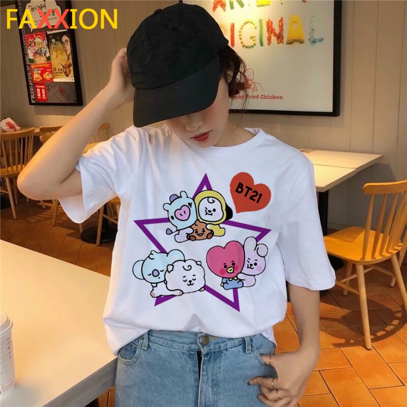 De Bts Bt21 Playeras Bt21 Bts BT21 CHIMMY SHOOKY MANG TATA KOYA RJ