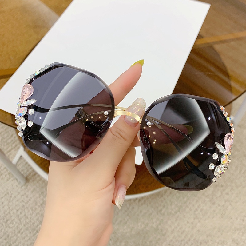 2022 Gafas De Sol Esteticas De Moda Para Mujer Hombres Lentes De Diamantes De Color Shopee Colombia