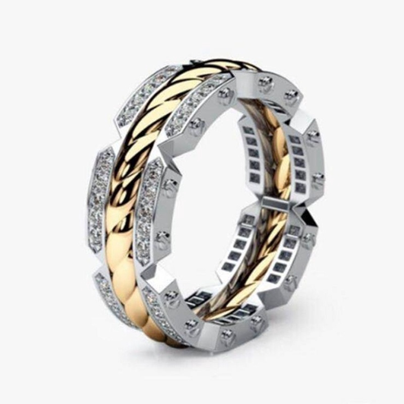 Anillos de oro blanco online y diamantes para hombres