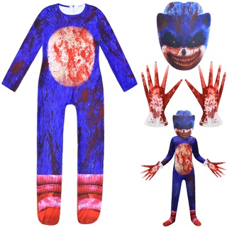 Disfraz de Sonic The Hedgehog azul para niño
